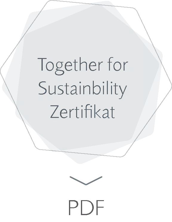 Together for Sustainability Zertifikat